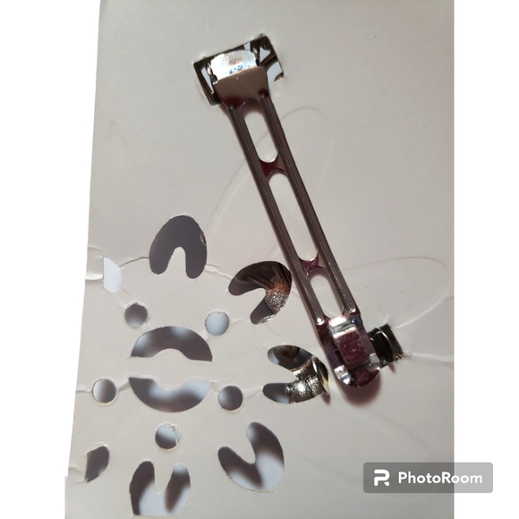 Conair Silver Tone Barrette - Picture 5 of 6